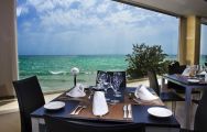 The Melia Alicante Hotel's impressive sea view restaurant situated in staggering Costa Blanca.