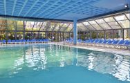 The Melia Benidorm Hotel's lovely indoor pool in striking Costa Blanca.