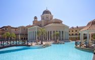 The Melia Villaitana Hotel's beautiful main pool situated in spectacular Costa Blanca.