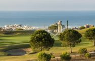 The Villaitana Levante Golf Course's picturesque golf course situated in impressive Costa Blanca.