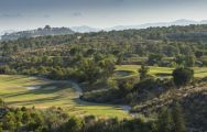 View Villaitana Poniente Golf Course's beautiful golf course situated in impressive Costa Blanca.