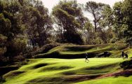 The Golf de Barbaroux's lovely golf course situated in vibrant South of France.
