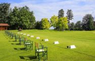 All The Evian Resort Golf Club's impressive golf course situated in magnificent French Alps.