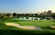 The Emirates Golf Club's lovely golf course situated in vibrant Dubai.
