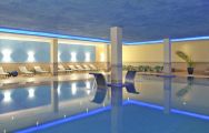 The Pestana Viking Beach  Spa Resort's beautiful indoor pool in amazing Algarve.