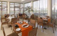 View Praia Sol Hotel's lovely restaurant within spectacular Algarve.