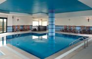 The Real Bellavista Hotel  Spa's impressive indoor pool situated in gorgeous Algarve.