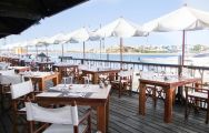 The Tivoli Marina Portimao's scenic restaurant within breathtaking Algarve.