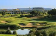 The Dom Pedro Victoria Golf Course's impressive golf course within impressive Algarve.