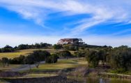 The Espiche Golf Course's scenic clubhouse in sensational Algarve.