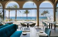 The Hotel do Mar's scenic restaurant with a breathtaking sea view in sensational Lisbon.