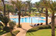 The Hotel Golf Almerimar's lovely main pool within brilliant Costa Almeria.