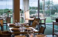 The Husa Alicante Golf Hotel's impressive restaurant within impressive Costa Blanca.