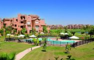 View Residences at Mar Menor Golf Resort's beautiful outdoor pool within dramatic Costa Blanca.
