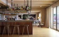 The Hotel Peralada Wine Spa  Golf Resort's impressive bar area situated in striking Costa Brava.
