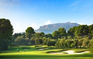 The El Prat Golf Club's picturesque golf course situated in stunning Costa Brava.