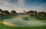 View PGA Catalunya Tour Course's beautiful 18th hole within spectacular Costa Brava.