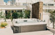 The Hotel Alay's relaxing jacuzzi situated in staggering Costa Del Sol.