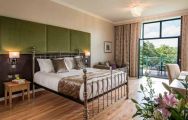 The Vale Resort's lovely double bedroom in pleasing Wales.