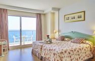The Hotel Estival Torrequebrada's impressive double bedroom in astounding Costa Del Sol.