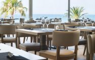 The Hotel Estival Torrequebrada's beautiful restaurant situated in spectacular Costa Del Sol.