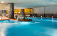 The Senator Marbella's scenic indoor pool situated in marvelous Costa Del Sol.