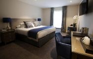 The Sandford Springs Hotel  Golf Club's beautiful double bedroom within fantastic Hampshire.