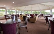 The Sandford Springs Hotel  Golf Club's lovely restaurant situated in staggering Hampshire.