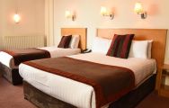Portrush Atlantic Hotel's beautiful twin room situated in spectacular Northern Ireland.