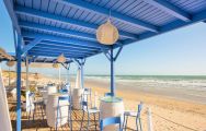 The Iberostar Royal Andalus's scenic beach bar in vibrant Costa de la Luz.