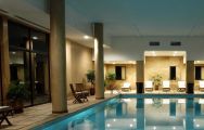 View Hotel Kenzi Farah's lovely indoor pool in amazing Morocco.