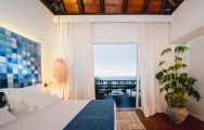 The Hotel Jardin Tropical's picturesque double bedroom within astounding Tenerife.
