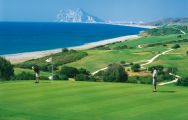 The Alcaidesa Heathland Course's beautiful golf course in striking Costa Del Sol.