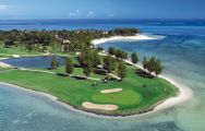 The Ile aux Cerfs Le Touessrok's impressive golf course in incredible Mauritius.