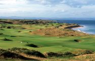 The Kingsbarns Golf Links's scenic golf course situated in marvelous Scotland.