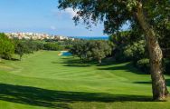 The La Reserva Golf Club's scenic golf course in vibrant Costa Del Sol.