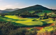 The Lost City Golf Course's lovely golf course in pleasing South Africa.