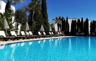 View Maria Nova Lounge Hotel's picturesque main pool within dazzling Algarve.