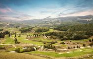 The Golf Club Castelfalfi's lovely golf course in marvelous Tuscany.