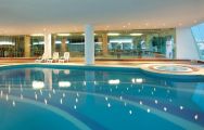 The Paraiso Albufeira Hotel's lovely indoor pool within fantastic Algarve.
