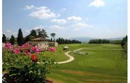 The Poggio dei Medici Golf Club's impressive golf course within impressive Tuscany.