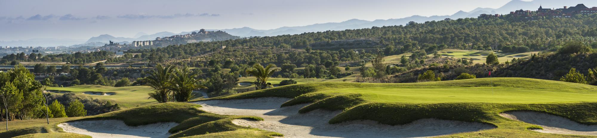 Villaitana Poniente Golf Course includes some of the finest golf course within Costa Blanca
