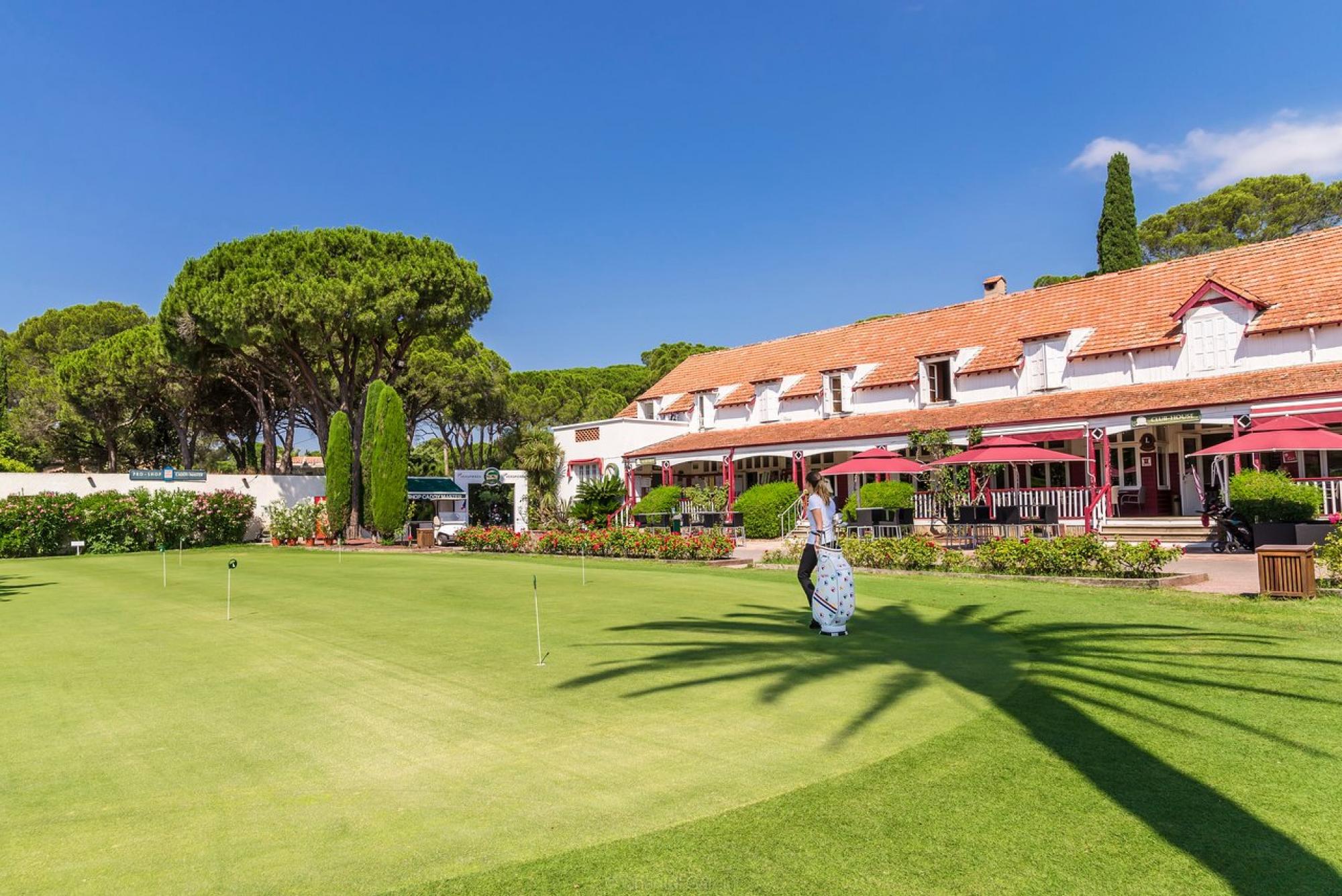 All The Golf de Valescure's beautiful golf course in striking South of France.