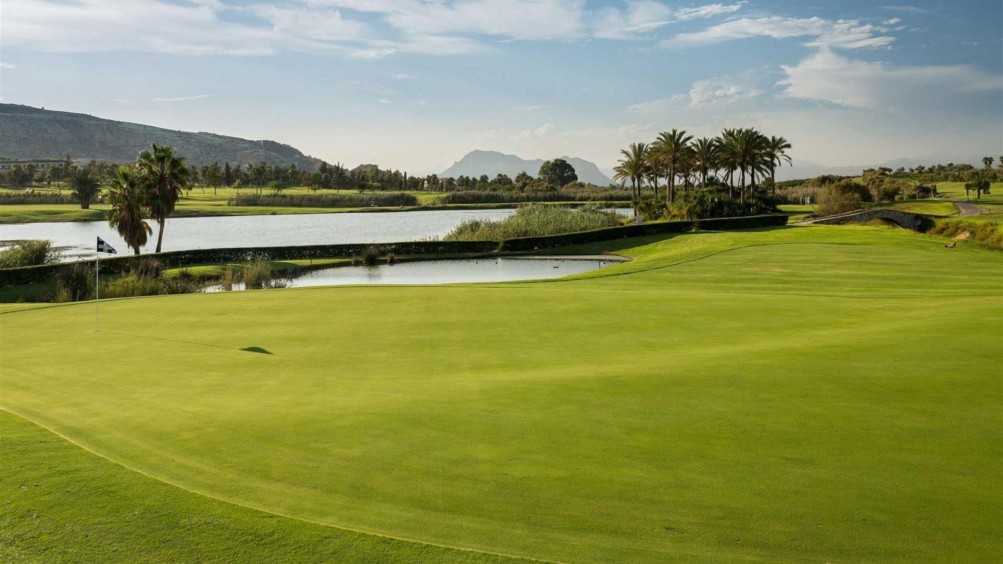 The Las Ramblas Golf Course's beautiful golf course in striking Costa Blanca.