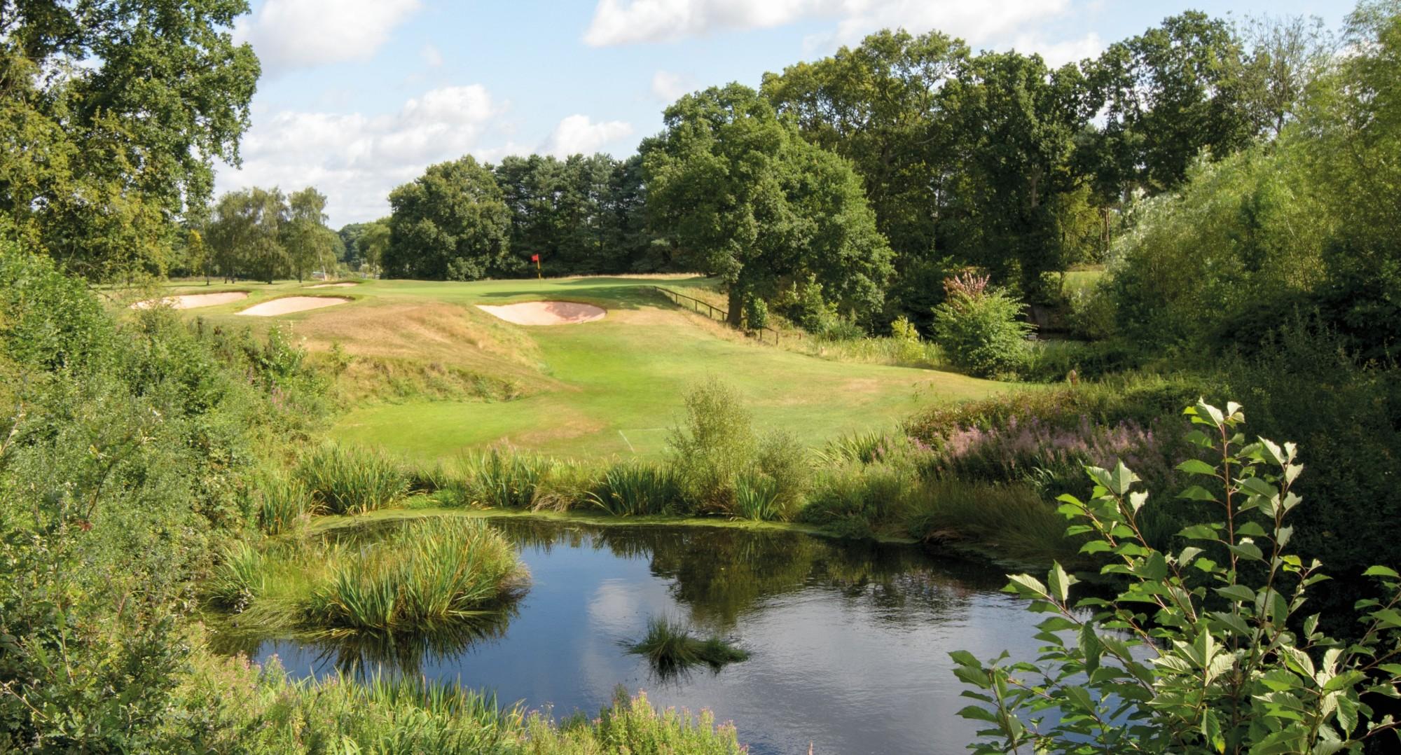 View Copt Heath Golf Club's lovely golf course in vibrant West Midlands.