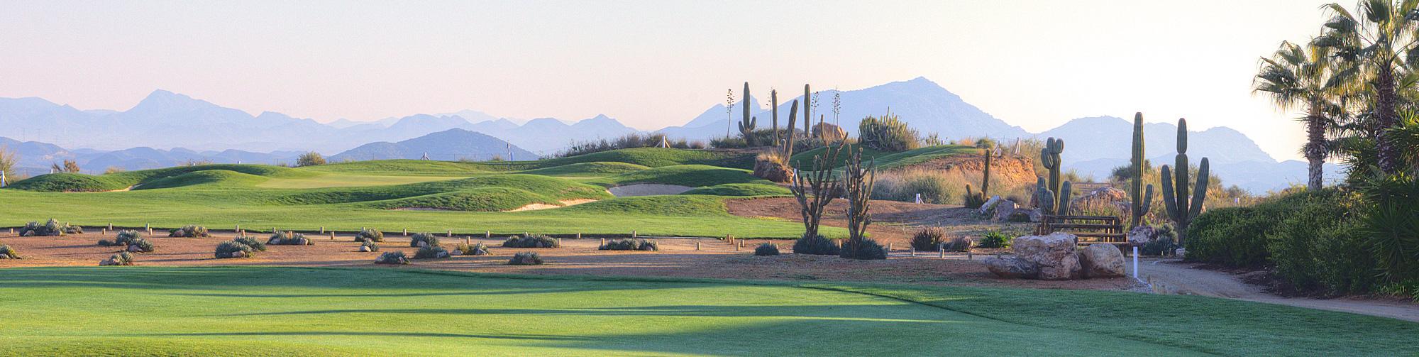 The Desert Springs Golf Club's picturesque golf course in gorgeous Costa Almeria.