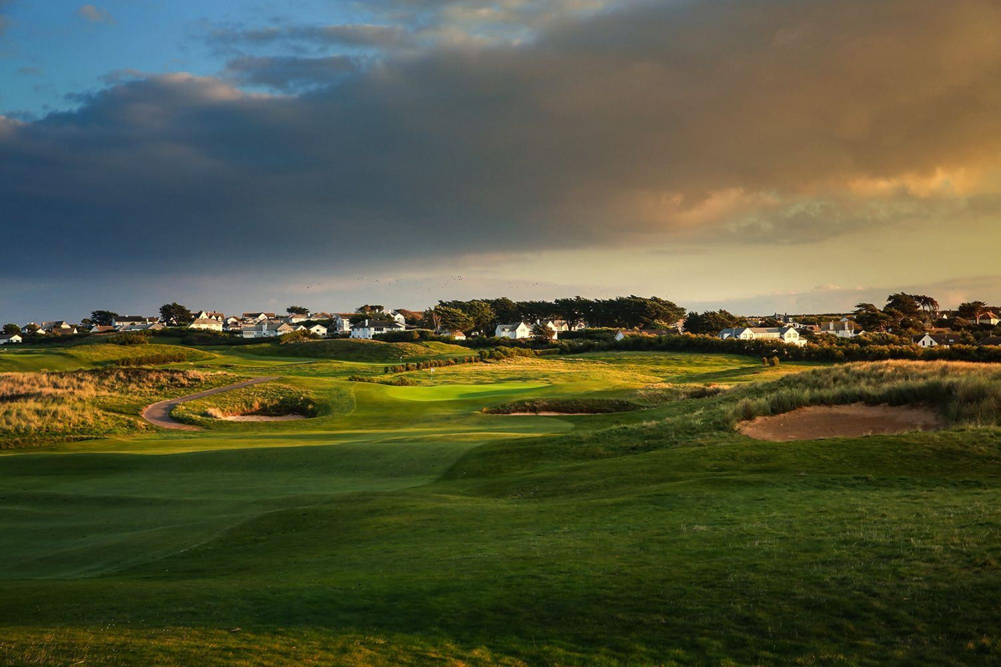 Trevose Championship golf course in top 100 links courses in England