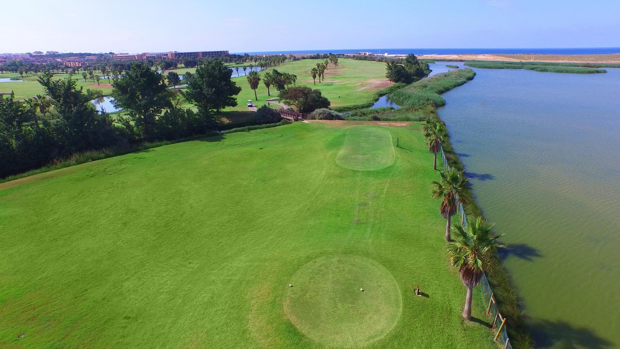 The Salgados Golf Course's lovely golf course in striking Algarve.