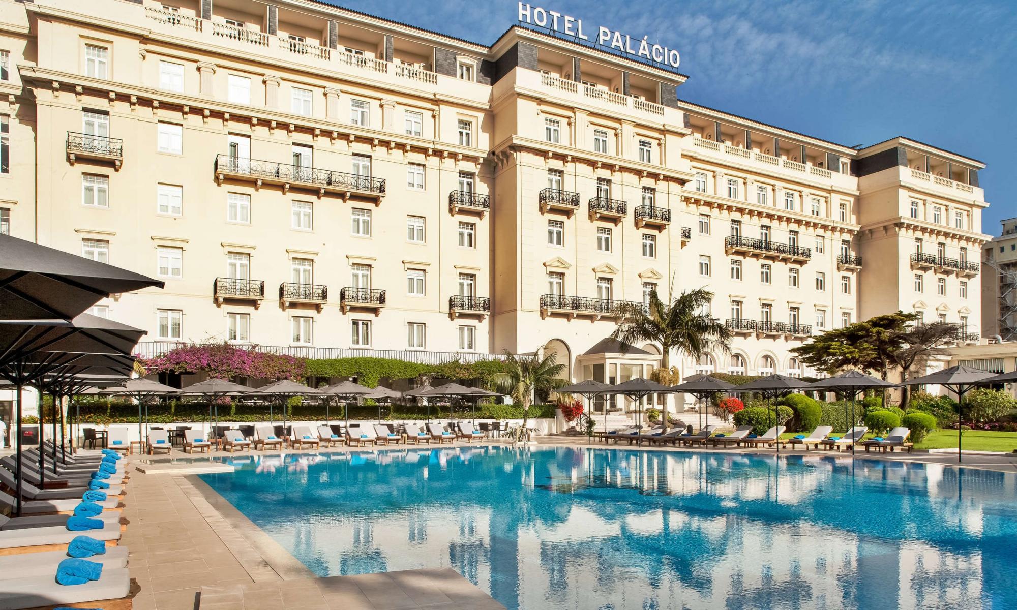 View Palacio Estoril Hotel's lovely main pool in astounding Lisbon.