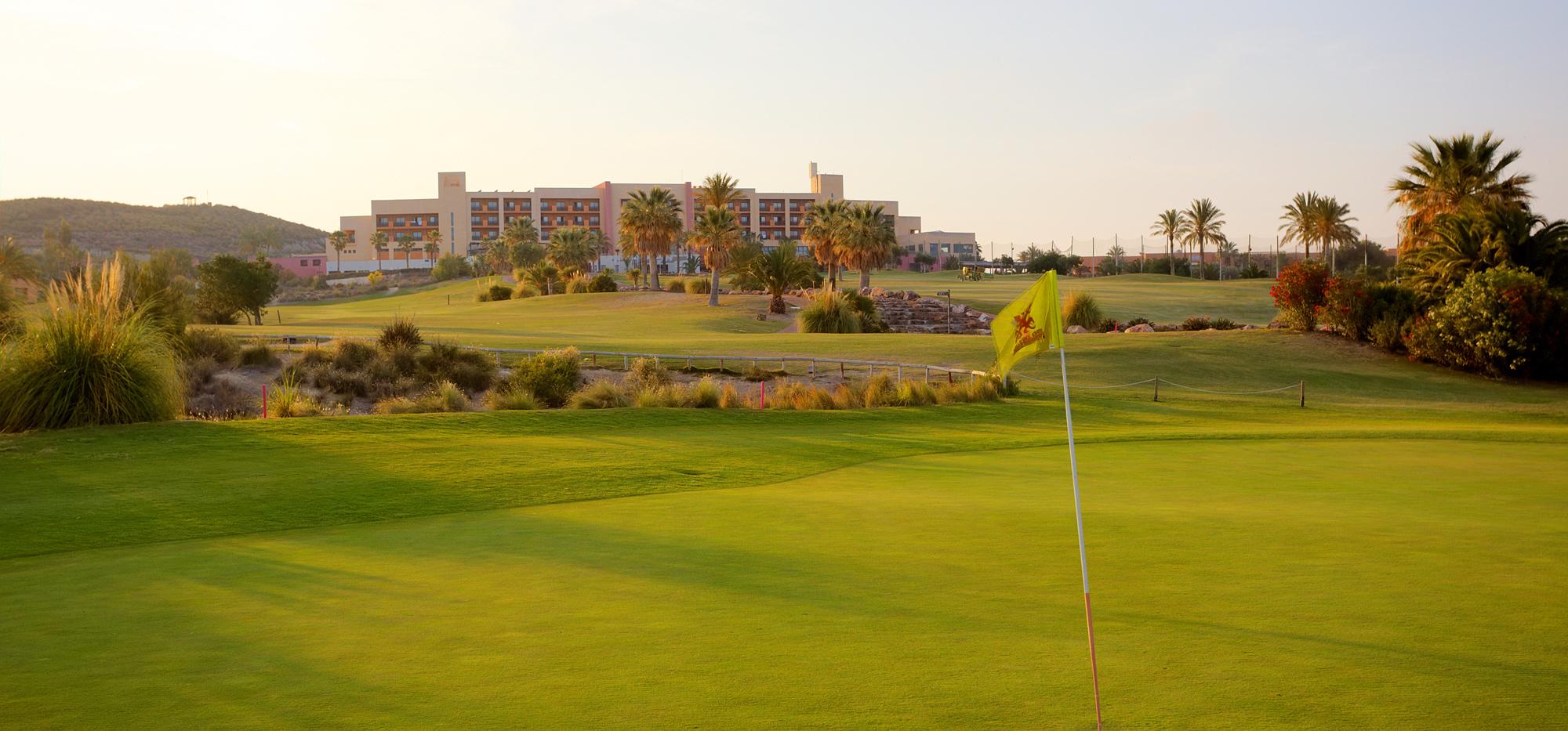 The Valle del Este Golf Course's impressive golf course situated in amazing Costa Almeria.